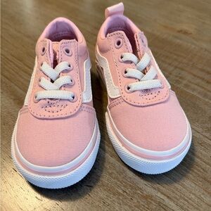 Kids Pink Canvas Sneaker - Classic Casual Shoe